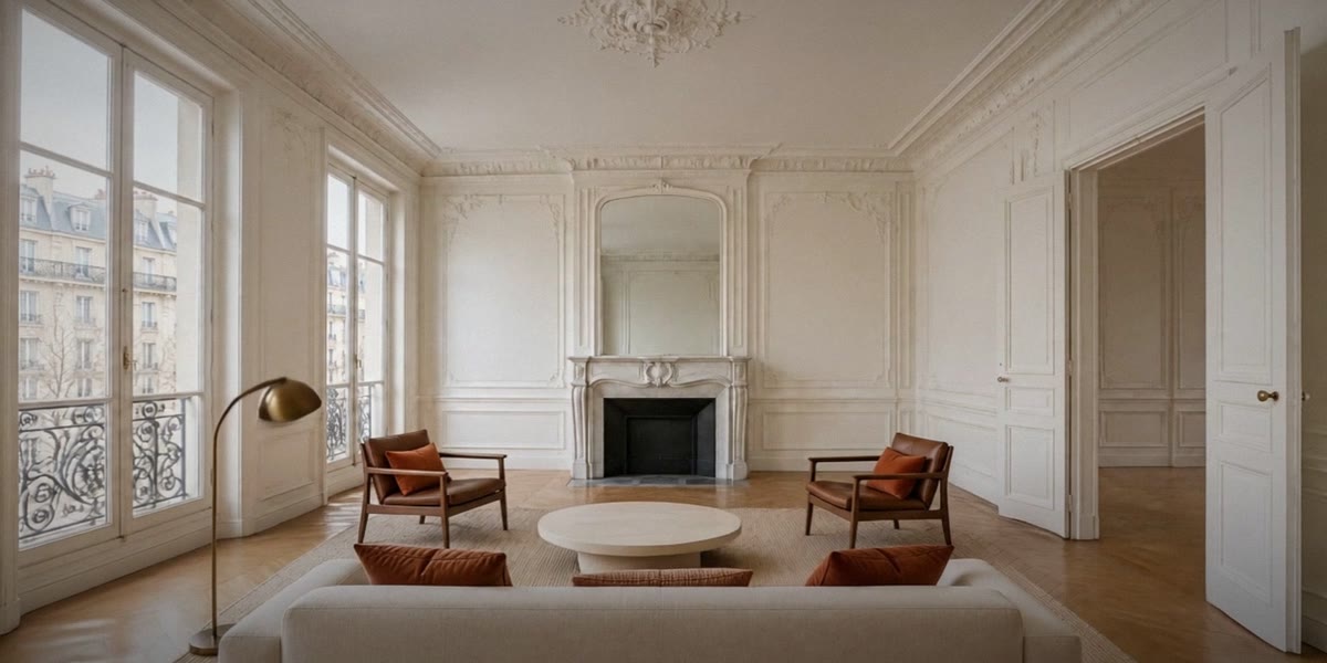 Le même salon, meublé